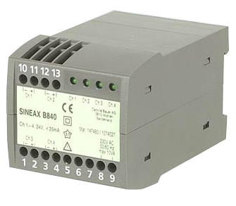 4 channel power supply Unit Sineax B840