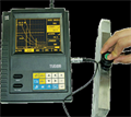 Ultrasonic/magnetic flaw Detector